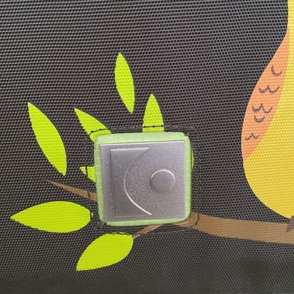 Authentic Gama-Go Birds Extra Large Heavy Nylon Messenger Bag Brown Owl Guitar - Picture 10 of 16